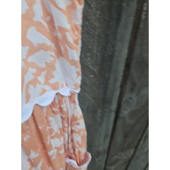 JULIET DUNN Palladio Jaipur Pink Ric Rac Trim Tie Shoulder Midi Dress sz1  4/6 - Picture 2 of 9